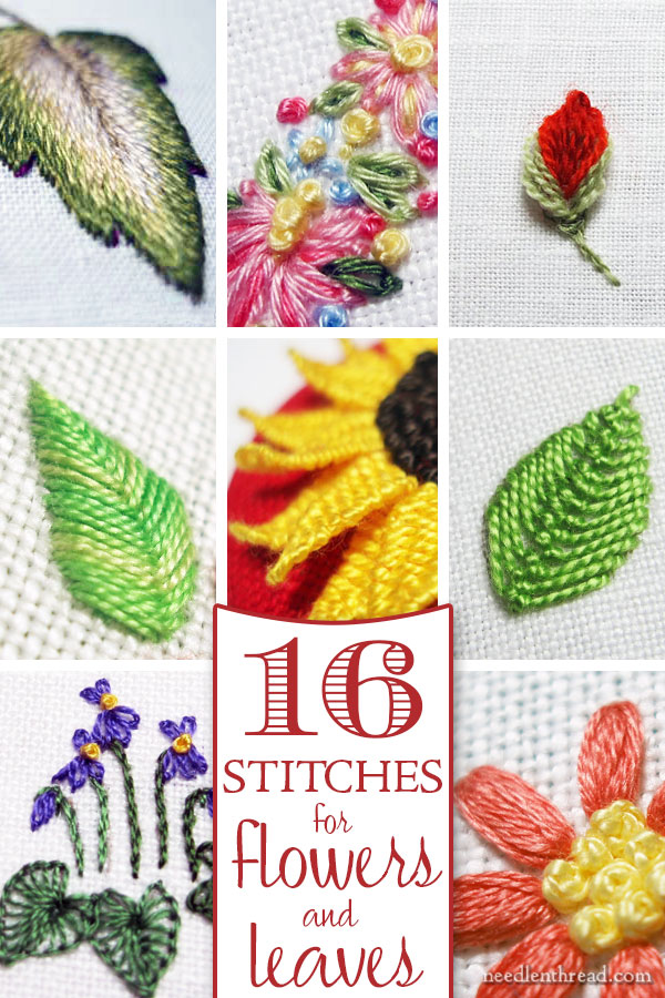 \"stitches-for-flowers-leaves\"